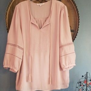 Light Pink Hippy Top